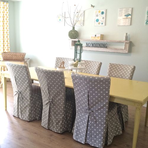 New Parsons Chair Slipcovers For My Dining Room Stop Staring And