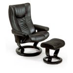 Stressless® Wing Small Chair & Ottoman | Classic Base | View Options