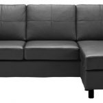 Modern Bonded Leather Sectional Sofa, Small Space Configurable Couch