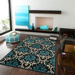 Amazon.com: Luxury Small Rugs For Bedroom Blue Area Rugs Entrance