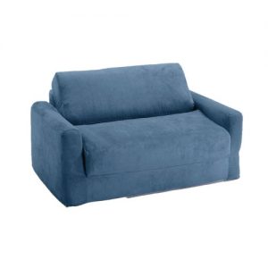 Amazon.com: Fun Furnishings Sofa Sleeper, Blue Micro Suede: Kitchen