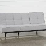Paige Grey Convertible Sofa Chaise Sleeper | Living Spaces