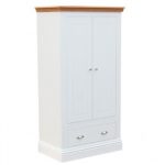 CBC - Small Wardrobe With Drawer White