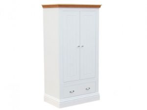 CBC - Small Wardrobe With Drawer White