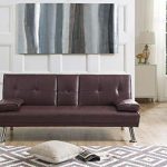 Amazon.com: Naomi Home Futon Sofa Bed with Armrest Espresso: Kitchen