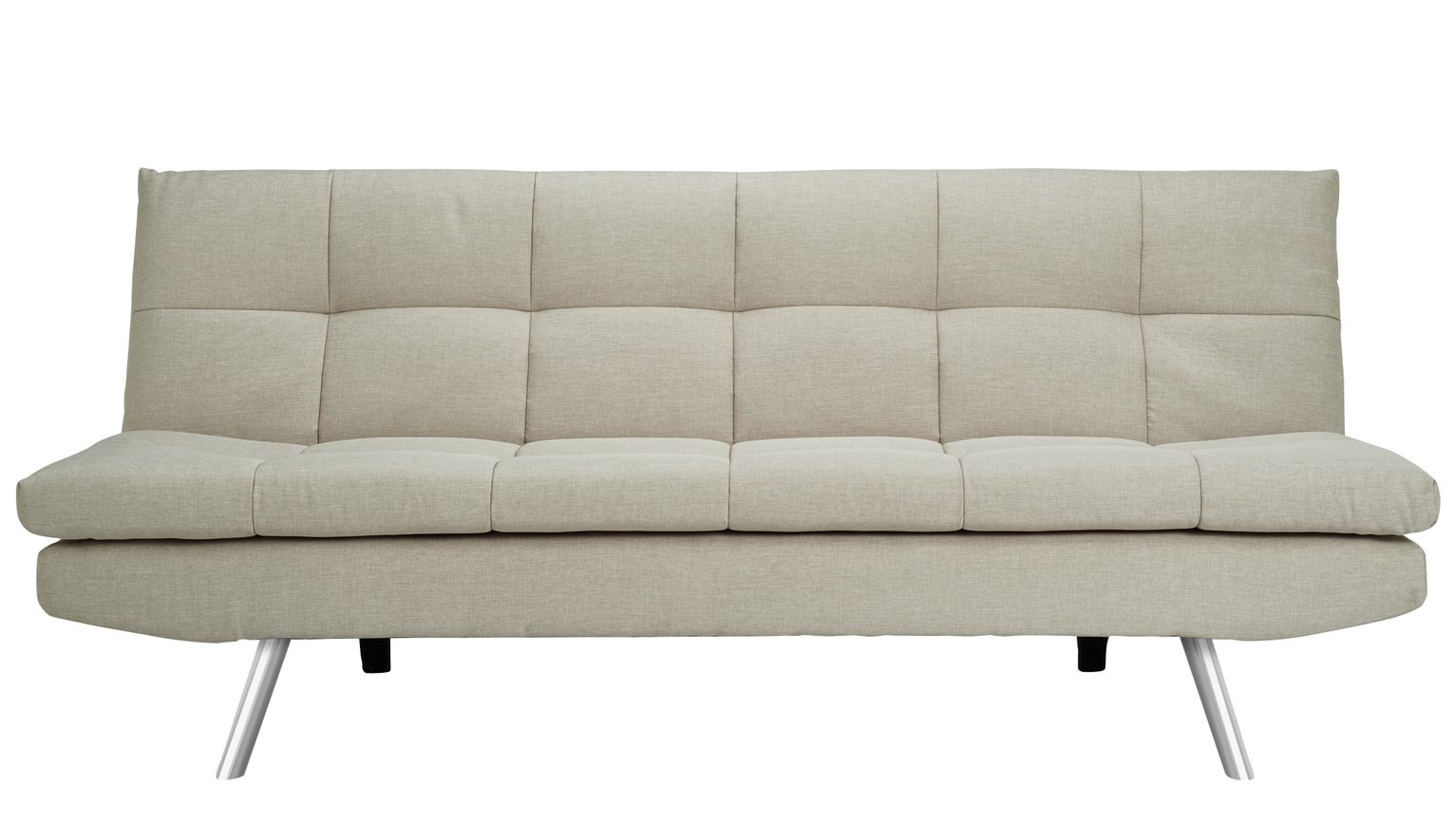 Buy Argos Home Nolan 3 Seater Fabric Sofa Bed - Natural | Sofa beds