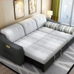 fabric sofa bed with storage living room furniture couch/ living