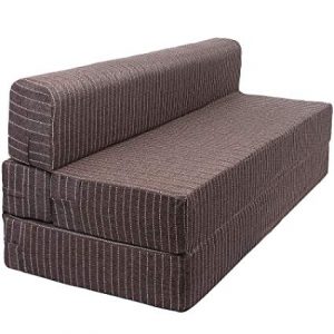 Uberlyfe Folding Foam Tri-Fold Guest Sofa/Bed With Washable Cover
