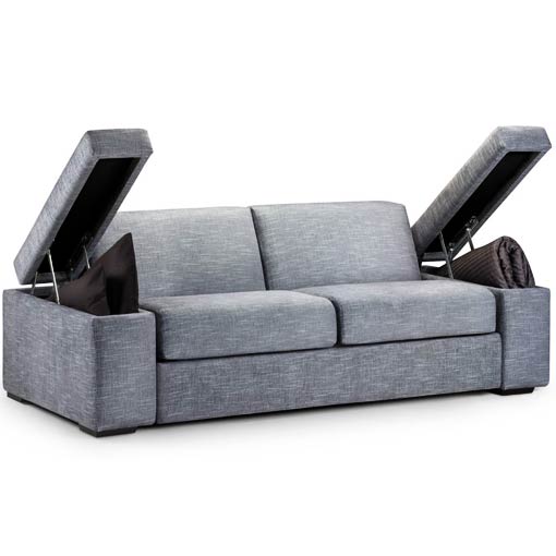 Double Side Storage Sofa Cum Bed from OnlineSofaDesign
