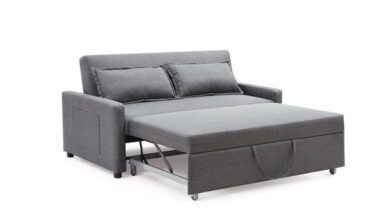 Shop Porch & Den Prado Convertible Sofa with Pullout Bed - Free