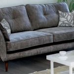 Custom Three Seat Grey Fabric Sofa Sofas Direct, Grey Fabric Sofa