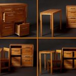 Space Saving Furniture Cupboard with Table and Chairs | Home Design