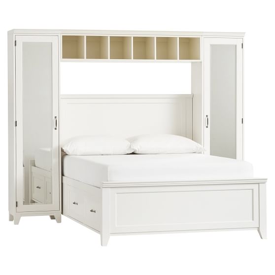 Hampton Storage Bed + Vanity Tower Set | PBteen