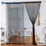 New Style Spiral Solid Color String Curtain Door Curtain Hanger Room