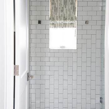 White Subway Tile Bathroom Design Ideas