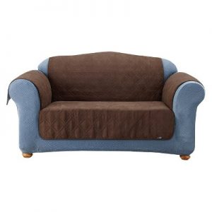 Furniture Friends Quilted Suede Loveseat Cover - Sure Fit : Target