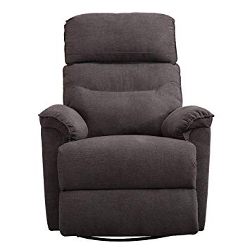 Amazon.com: CANMOV Contemporary Fabric Swivel Rocker Recliner Chair