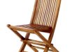 Amazon.com: All Things Cedar TF22 Teak Folding Chair: Kitchen & Dining