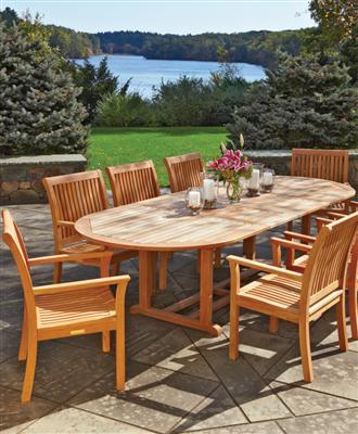 Teak Outdoor Furniture from Walpole Woodworkers