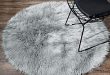 Amazon.com: LEEVAN Plush Sheepskin Style Throw Rug Faux Fur Elegant