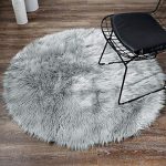 Amazon.com: LEEVAN Plush Sheepskin Style Throw Rug Faux Fur Elegant