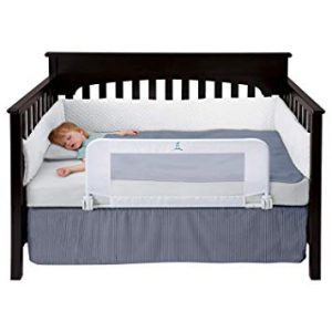 Amazon.com : hiccapop Convertible Crib Toddler Bed Rail Guard with
