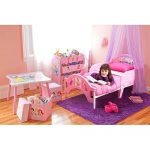 Princess Girls Bedroom Set Toddler Room in a Box Bed Toy Organizer