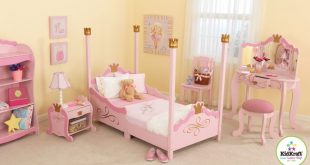 KidKraft Princess Toddler Four Poster Configurable Bedroom Set
