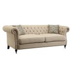 Shop Beige Traditional Sofa/ Loveseat - Free Shipping Today