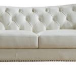 Mona Leather Craft Sofa - Traditional - Sofas - by KEMP