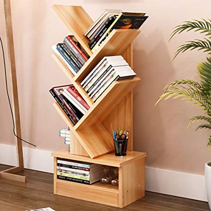 Amazon.com: Magshion Tree Bookshelf Compact Book Rack Bookcase