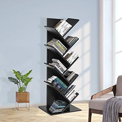 Amazon.com: JOO LIFE 9 Shelf Tree Bookshelf Book Rack Bookcase