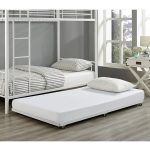 Walker Edison White Twin Roll-Out Trundle Bed Frame - Walmart.com