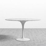 Tulip Table Round - Carrara | Rove Concepts