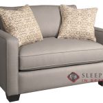 Customize and Personalize Parker Twin Fabric Sofa by Fairmont