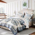 Raleigh Upholstered Curved Tall Bed | Pottery Barn