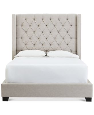 Furniture Monroe Upholstered Queen Bed, Created for Macy's