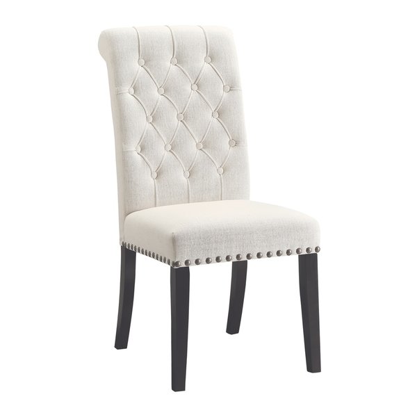 Shop Parkins Cream Upholstered Dining Chair - Free Shipping Today