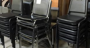 used black stack chairs - Arizona Office Furniture