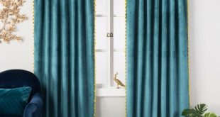Velvet Curtain Panel With Tassels - Opalhouse™ : Target