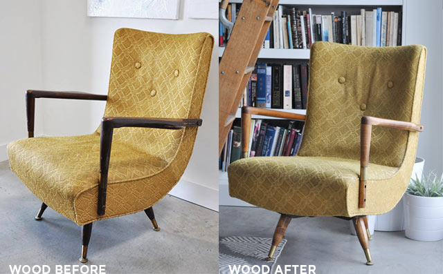 We're Getting Our Vintage Chairs Upholstered