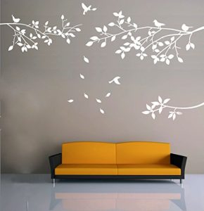Amazon.com: Elegant Tree and Birds Wall Decal Art Branch Wall