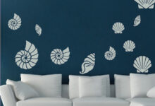 Seashell Wall Art Decals - Trendy Wall Designs