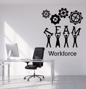 Team Business Work Wall Sticker Vinyl Decals Teamwork Office