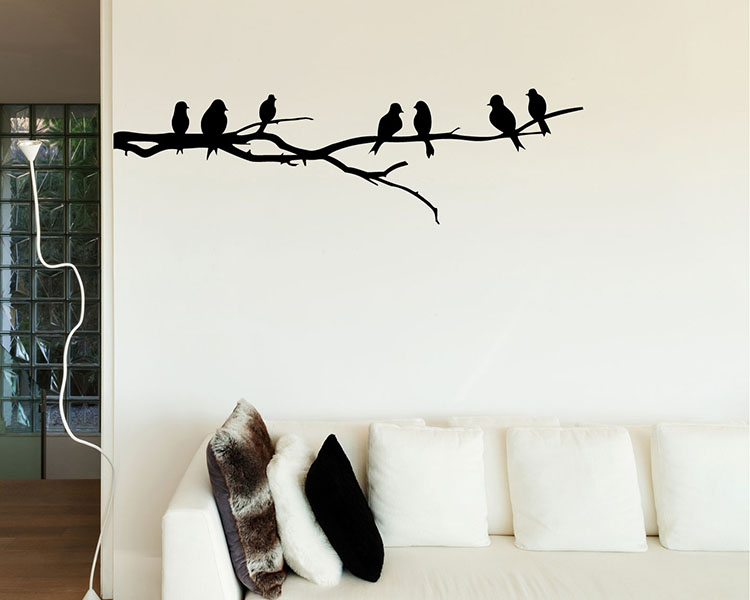 Bird Wall Decals - Vinyl Wall Art Stickers