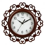 Buy Brown Engineered Wood Wall Clock by Safal Quartz Online