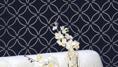 Wall stencils, stencil designs and patterns for walls. Stencils for easy