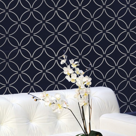 Wall stencils, stencil designs and patterns for walls. Stencils for easy
