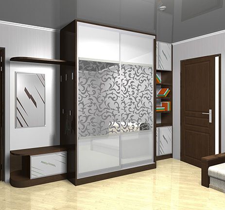 Image result for glass wardrobe door designs for bedroom indian