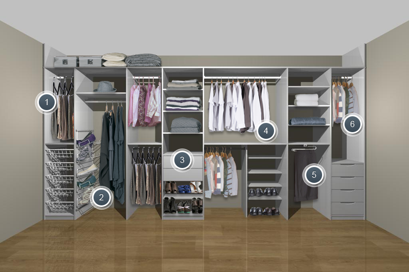 wardrobe storage solutions for small bedrooms - Google Search
